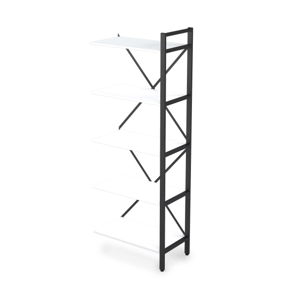 10СП.001 Стеллаж промежуточный (760x400x2000) (Белый премиум) 10СП.001 Стеллаж промежуточный (760x400x2000) (Белый премиум)