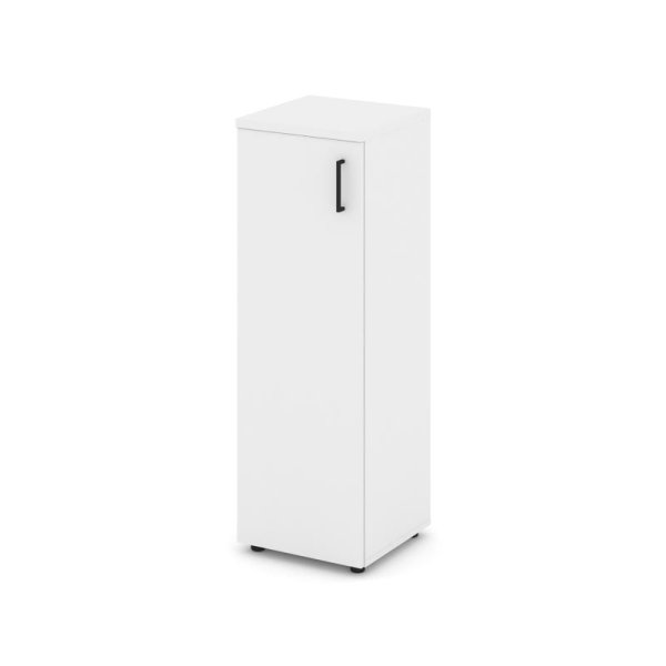 Шкаф средний узкий SN.STU.E-204(L) (400х400х1203) (Белый) Шкаф средний узкий SN.STU.E-204(L) (400х400х1203) (Белый)