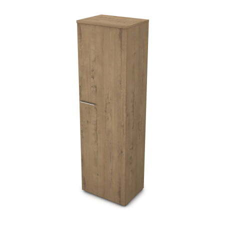 Шкаф для одежды узкий Gloss line 9НШ.014.1 600x450x2045 (Teakwood)