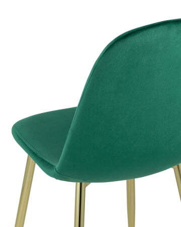Стул Валенсия велюр зеленый золотые ножки (Стул Валенсия зеленый) Стул Валенсия велюр зеленый золотые ножки (Стул Валенсия зеленый)