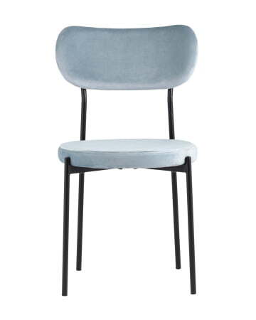 Стул Барбара велюр серо-голубой (Стул Барбара серо-голубой)