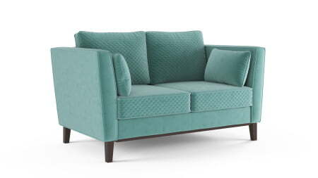 Диван 2-местный раскладной Neapole (1700x970x960) Аквамарин (Аквамарин)