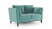 Диван 2-местный раскладной Neapole (1700x970x960) Аквамарин (Аквамарин)