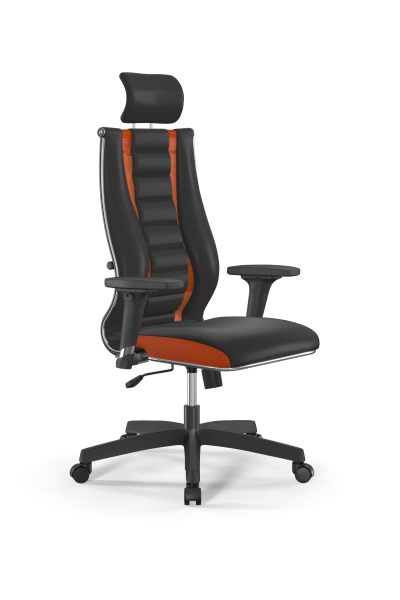Кресло для руководителя Метта Sit 10 B2-160D - X2+Extra /Km39/Wm12/D02P/H3mL-2D(M09.B02.G15.W01) (Черный | Оранжевый) Кресло для руководителя Метта Sit 10 B2-160D - X2+Extra /Km39/Wm12/D02P/H3mL-2D(M09.B02.G15.W01) (Черный | Оранжевый)