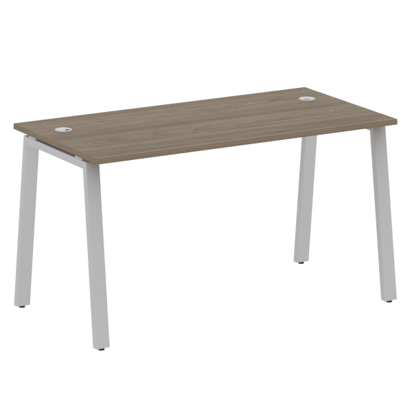 Стол письменный Metal System Style БА.СП-3 1400x720x750 (Вяз/Серый металл) Стол письменный Metal System Style БА.СП-3 1400x720x750 (Вяз/Серый металл)