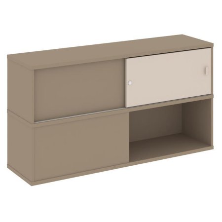 Надставка на 2 тумбы высокая ES.NV-6.1 (1500х410х795) (Латте/Капучино)