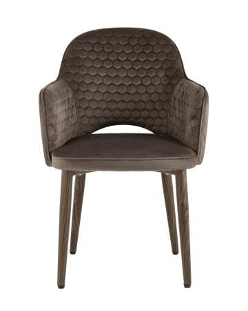 Стул Венера Хани велюр коричневый ножки дерево (Стул Венера Хани коричневый) Стул Венера Хани велюр коричневый ножки дерево (Стул Венера Хани коричневый)