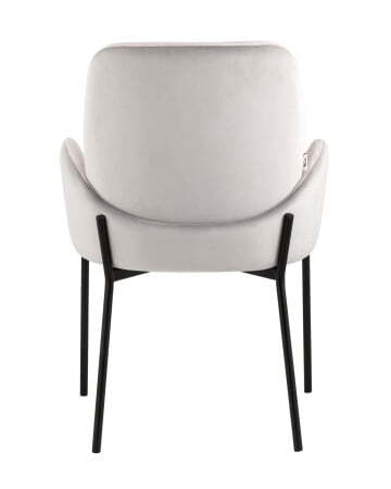 Стул Дивора велюр светло-розовый со светло-серой спинкой (Стул Дивора светло-розовый, светло-серый)