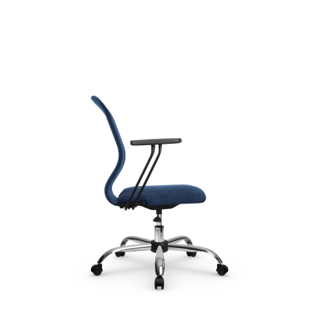 Кресло для руководителя Метта SU-Mr-4(Vivaldi)/подл.109/осн.006 (Светло-синий)