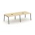 Стол переговорный SN-4A.SPRG-044 (3160х1180х750) (Тиквуд Светлый/Металл Антрацит) Стол переговорный SN-4A.SPRG-044 (3160х1180х750) (Тиквуд Светлый/Металл Антрацит)
