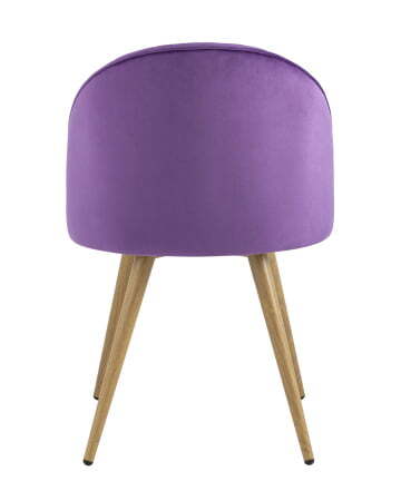 Стул Лион Страйпс велюр лиловый (Стул Лион лиловый)