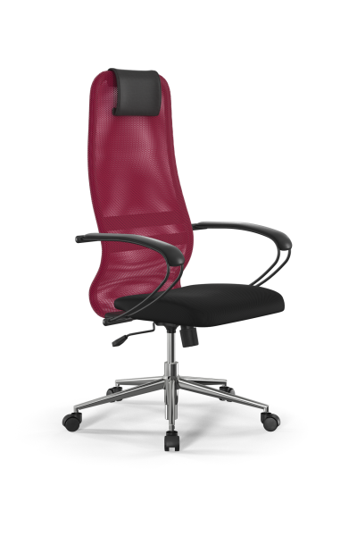 Кресло для руководителя Метта Sit 8 B1-8K - X1+UMF(X1) /Uh00/Wh00/K1bL(M09.B23.G18.W01) (Красный | Черный) Кресло для руководителя Метта Sit 8 B1-8K - X1+UMF(X1) /Uh00/Wh00/K1bL(M09.B23.G18.W01) (Красный | Черный)