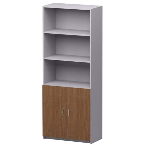 Офисный шкаф Бюджет 2552 716x349x1810 (Орех Онтарио) Офисный шкаф Бюджет 2552 716x349x1810 (Орех Онтарио)