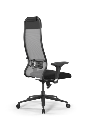 Кресло для руководителя Метта Sit 10 B1-111D - X2+UMF(X1) /Ub00/Wh00/D02P(M09.B11.G19.W02) (Светло-серый | Черный) Кресло для руководителя Метта Sit 10 B1-111D - X2+UMF(X1) /Ub00/Wh00/D02P(M09.B11.G19.W02) (Светло-серый | Черный)