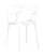 Стул Masters (Мастерс) пластик белый (Стул пластиковый Masters белый)