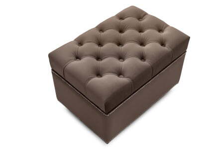 Пуф Marcele 600 (620x420x450) Коричневый (Коричневый)