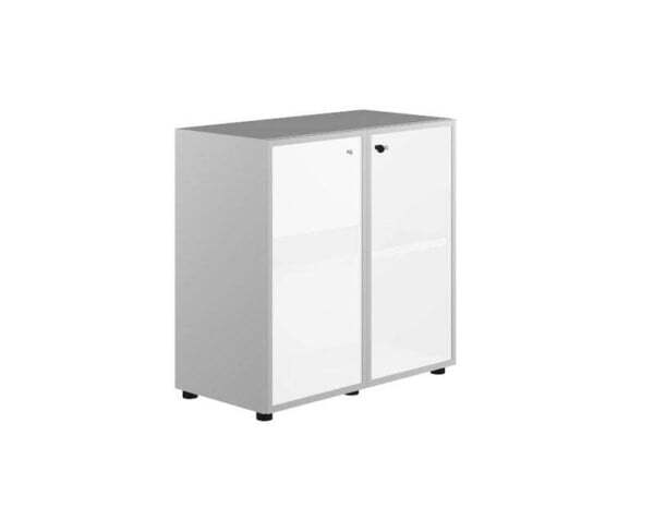 Шкаф низкий со стеклом мокка X7 IDEV86B K 860x450x860 (Стекло)