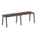 Рабочая станция на 2 рабочих места на А-образном м/к Metal System Style БА.СМ-2.2 2400x720x750 (Дуб наварра/Серый металл)