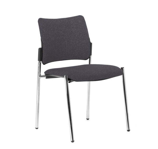 PINKO Кресло обитое на 4-х опорах (Темно-Серый)