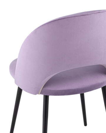 Стул Меган велюр сиреневый (Стул Меган сиреневый)