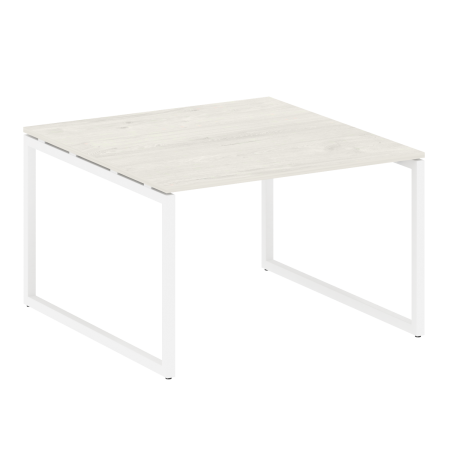 Переговорный стол 1 столешница Metal System Style БО.ПРГ-1.2 1200x1235x750 (Акация/Антрацит металл)