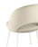 Стул Меган велюр бежевый белые ножки (Стул Меган бежевый)