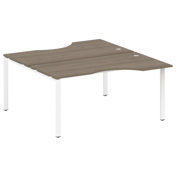 Рабочая станция криволинейная Metal System Style БП.РАС-СА-2.1 1600x1835x750 (Вяз/Белый металл) Рабочая станция криволинейная Metal System Style БП.РАС-СА-2.1 1600x1835x750 (Вяз/Белый металл)