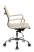 Кресло руководителя CH-883-LOW слоновая кость эко.кожа низк.спин. крестов. металл хром (Слоновая кость)
