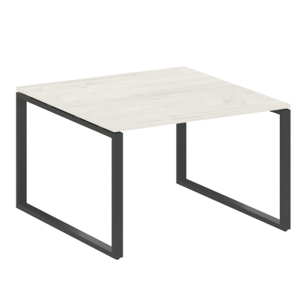 Переговорный стол 1 столешница Metal System Style БО.ПРГ-1.2 1200x1235x750 (Дуб Наварра/Антрацит металл)