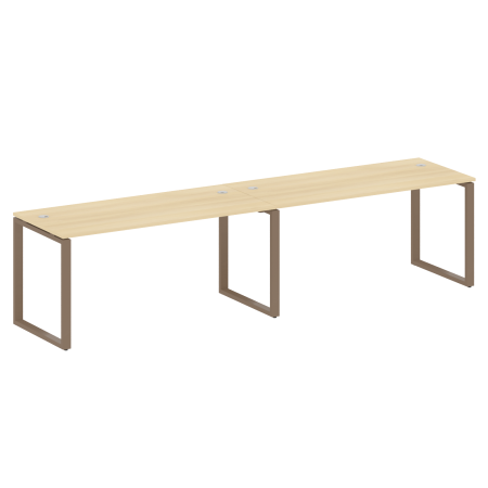 Рабочая станция Metal System Style БО.СМ-2.4 3200x720x750 (Акация/Мокко металл)