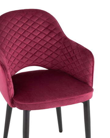 Стул Венера диамант велюр бордовый (Стул Венера диамант бордовый)