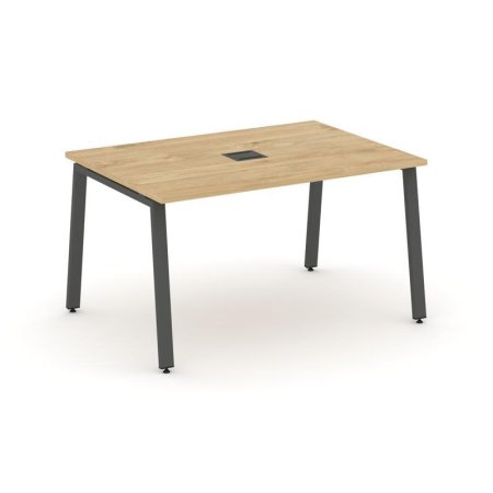 Стол переговорный SN-6A.SPRG-002 (1180х980х750) (Тиквуд Светлый/Металл Антрацит)
