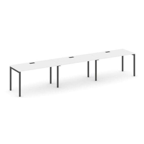 Рабочая станция 1 сторонняя SN-4P.ORS-051 (2940х800х750) (Белый/Металл Антрацит) Рабочая станция 1 сторонняя SN-4P.ORS-051 (2940х800х750) (Белый/Металл Антрацит)
