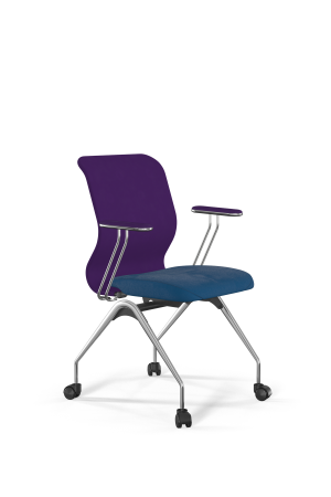 Кресло для руководителя Метта Sit 8 Mr4-4T - Vivaldi /Uh00/Wh12/T4mV-c(F53.W02) (Сиреневый)