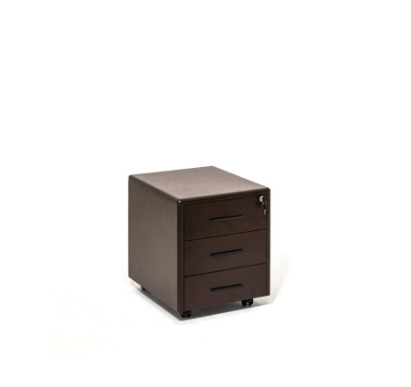 LEGNO Тумба подкатная 3 ящика (Орех)