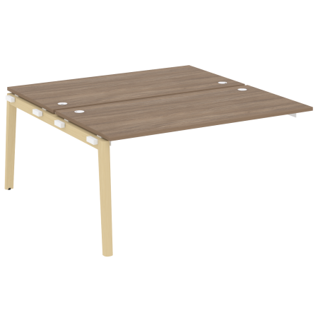 Наборный элемент рабочей станции на деревянных опорах Onix Wood OW.2.NRS-4.8 1580x1635x750 (Дуб Аризона/Дуб Светлый)