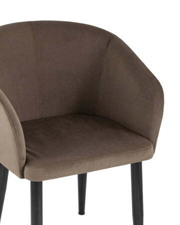 Кресло Ральф велюр коричневый (Стул Ральф коричневый) Кресло Ральф велюр коричневый (Стул Ральф коричневый)