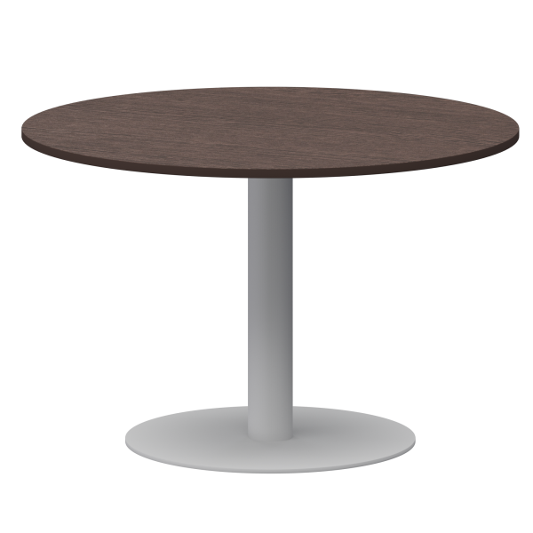 Стол круглый Арго-М АМ-Д120 1200x1200x760 (Дуб венге/Белый)