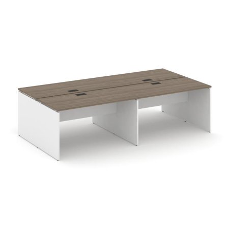 Рабочая станция 2-х сторонняя SN-D.DRS-034 (3160х1232х750) (Вяз Благородный/Белый)