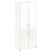 Шкаф для документов со стеклом белым LT.ST-1.2 R White (Снежная Патина) Шкаф для документов со стеклом белым LT.ST-1.2 R White (Снежная Патина)