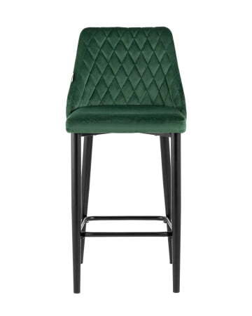 Стул полубарный Диего велюр зеленый (Стул полубарный Диего зеленый)