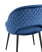 Стул Меган велюр с ромбами синий (Стул Меган синий)