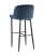 Стул барный Оскар велюр сине-зеленый (Стул барный Оскар сине-зеленый)