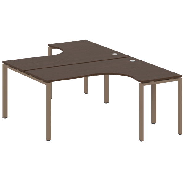 Рабочая станция криволинейная Metal System Style БП.РАС-СА-2.4 1600x2435x750 (Венге Цаво/Мокко металл) Рабочая станция криволинейная Metal System Style БП.РАС-СА-2.4 1600x2435x750 (Венге Цаво/Мокко металл)