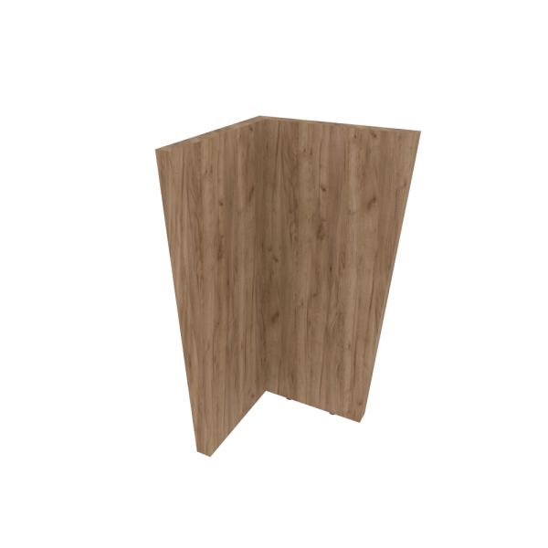 ДСП опора угловая First KOU 400x400x730 (Дуб Табак)
