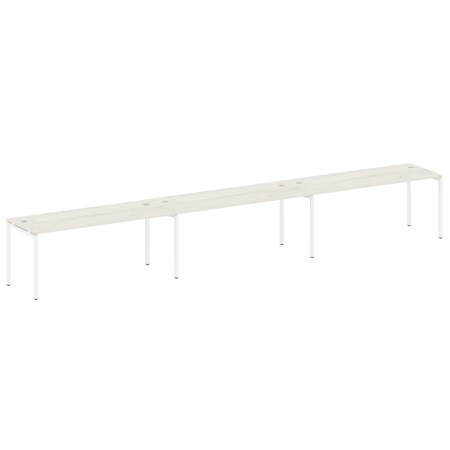 Рабочая станция на 3 раб. места Metal System Style БП.СМ-3.5 5400x720x750 (Акация/Антрацит металл)