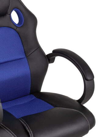 Кресло игровое TopChairs Renegade синее (Геймерское кресло Renegade синий) Кресло игровое TopChairs Renegade синее (Геймерское кресло Renegade синий)