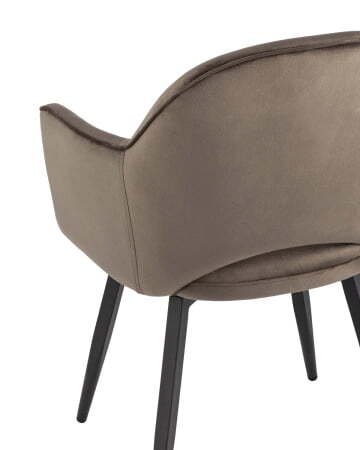 Стул Венера вращающийся велюр коричневый (Стул Венера коричневый)