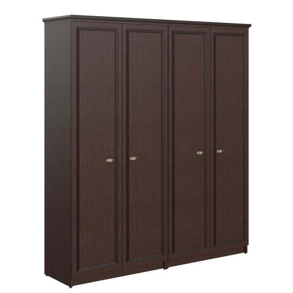 Шкаф высокий 2-х секционный с глухими дверьми Raut RHC 180.1 1808x466x2023 (Венге Магия)