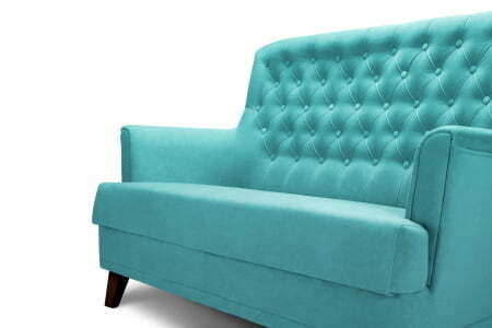 Диван 2-местный Caprize (1620x790x1000) Голубой (Голубой) Диван 2-местный Caprize (1620x790x1000) Голубой (Голубой)